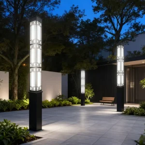 High Brightness LED Chinese Style Garden Light IP65 Waterproof Outdoor Landscape Square Lawn Villa Garden Lighting