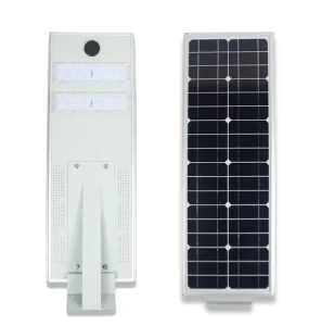 High Brightness Outdoor Ip66 Waterproof Garden Die Casting Solar street light Built-in LiFeP04 lithium battery 50W 60W 80W 100W