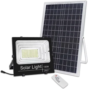 High Brightness Outdoor LED Solar Flood Light 100W