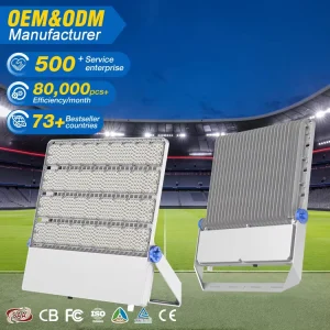 High Brightness Outdoor Sports Field IP65 Waterproof Aluminum 500W 750W 1000W SMD LED Flood Light