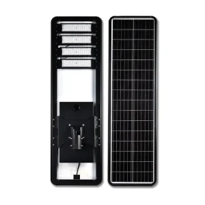 High Brightness Security Solar Sensor Light Aluminum Rechargeable 18V 125W 3.2V 150AH Solar Street Light