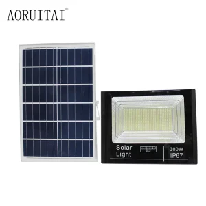 High Brightness Waterproof Ip65 Outdoor 25w 40w 60w 100w 200w 300w Led Solar Flood Light