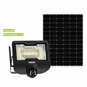 High Definition Camera ABS PC IP65 4G WIFI 600W Remote Control Outdoor Floodlight LED Solar Flood Light