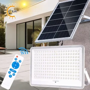 High-Efficiency Heavy Duty Solar Flood Light for Outdoor Work IP66 Waterproof