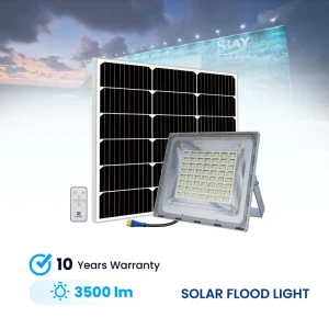 High Efficiency IP66 Solar Flood Lamp 300W 400W 500W LED Solar Spotlight for Garden & Road Outdoor Solar Light