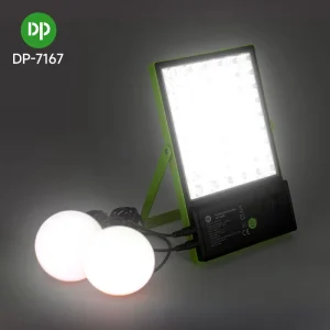 High Efficiency Outdoor Portable LED Solar Flood Light Lamp with Bulbs for Emergency Long Lasting Spotlights