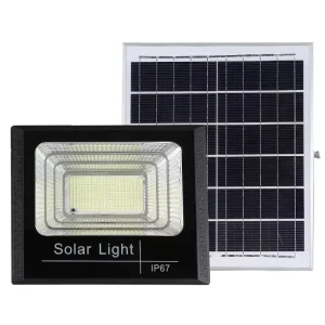 High-Efficiency Outdoor Waterproof LED Flood Light with 20Ah Battery Solar Powered Yard & Street Lighting IP65 Rating