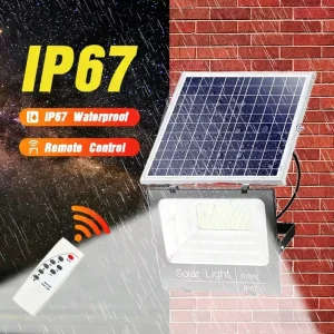 High Efficiency Super Bright Solar Lights Outdoor 100w 200w 300W Solar Flood Light