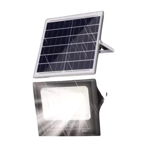 High Efficient Eco-Friendly 100W IP67 LED Solar Flood Light for Gardens Streets Homes