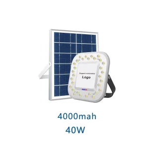 High IP Rated Outdoor Waterproof LED Solar Flood Lights with IP65 Protection Dimmable & CE Certified