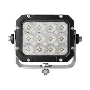High Intensity Flood 5.5” Wide Heavy Duty LED Work Light 120W 12000LM 6000K Mining Light Truck Construction Agriculture