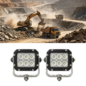 High Intensity Industrial LED Floodlight 60W 6000LM IP68 Waterproof Heavy Duty EMC R10 Certified Top Tier Quality