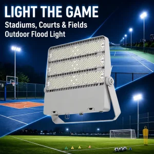 High Lumen 450W Modular LED Flood Light Heavy Duty for Stadium and Public Square Lighting