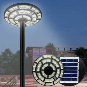 High Lumen 500W/1000W Solar Powered LED Street Lights for Lawn, Patio, Yard and Walkway