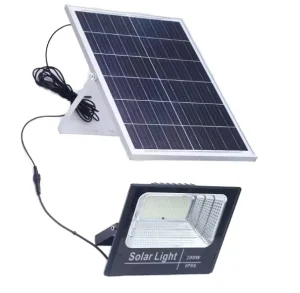 High Lumen Aluminium Housing Outdoor LED Solar Power Flood Light IP65 Waterproof 200W 100 200 300W Options