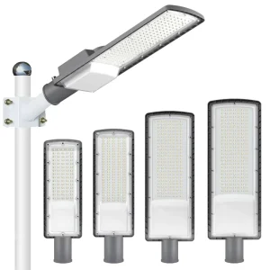 High Lumen Aluminum Alloy AC85 265V IP66 Waterproof LED Street Light 50W 200W Outdoor Road Lamp