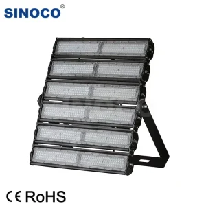 High Lumen IP66 Waterproof 480W Outdoor LED Flood Light with Nichia 3030 Chips 120 Beam Angle Aluminum Alloy Construction