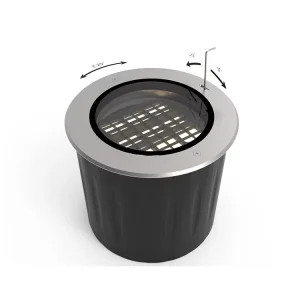 High Lumen IP67 Outdoor Waterproof Stainless Steel RGB LED Underground Light
