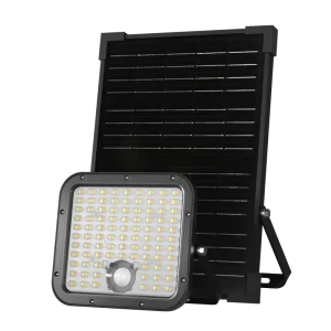 High Lumen Output Solar Powered Flood Light IP65 Waterproof PIR Motion Detection Durable Lifespan Solar Lamp for Outdoor Scene