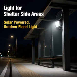 High Lumen Solar LED Flood Light with Constant Bright Timing Mode Human Induction for Fish Farm Aquaculture Outdoor Lighting