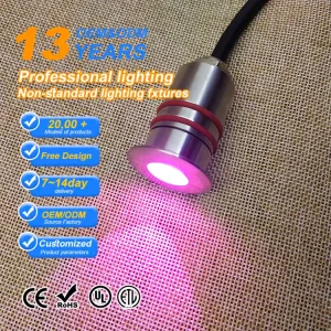 High Lumen Stainless Steel Waterproof Outdoor RGB Led Underground Lights IP65 Inground Stair Light Garden Square Deck Lighting
