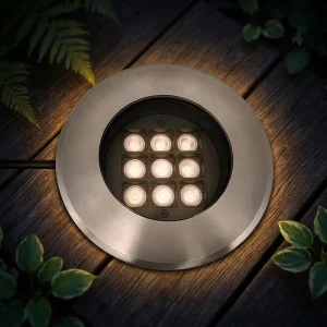 High Lumen Super Bright LED Buried Light IP67 Waterproof Inground Shockproof Wear-resistant for Long Time Continuous Outdoor