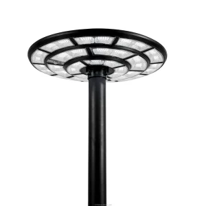 High Lumen Waterproof UFO LED Solar Street Light All-in-One Pathway Solar Park Lamp High Power Radar ABS Body