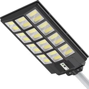 High Lumens LED Remote Control Sensor Waterproof 1000W Solar Integrated Road Street Light IP66 50000 Hours Lifespan
