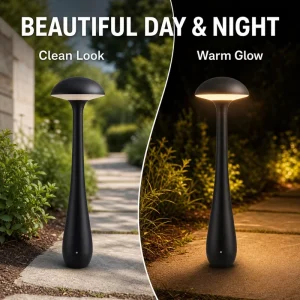 High Lumens Warm White Integrated Garden Light Dusk to Dawn Sensor for Lawn Balcony Pathway