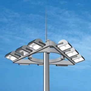 High Mast Lamp Outdoor Steel Pole Street Light Pole