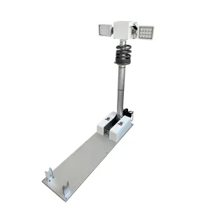 High Mast Light 2 Piece Set 120W LED 3.5 Meter Telescopic for Firefighting Emergency