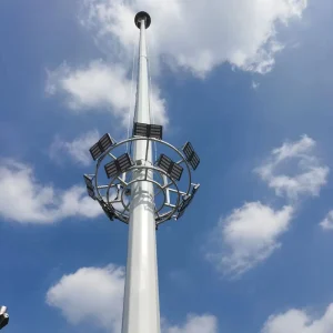 High Mast Light Pole Outdoor LED Street Lighting Public Illumination for Football Stadium Airport Driveway Square