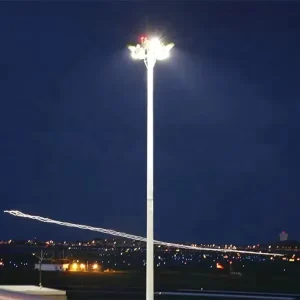 High Mast Lighting Pole High Mast With Raising Lowering System