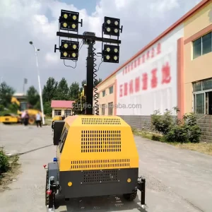 High Mast Portable Led Light Tower Mobile LED Light Tower