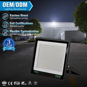 High Performance Outdoor IP66 Waterproof 20w 30w 50w 100w 150w 200w 300w Led Flood Light