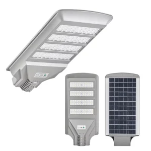 High Power 600W Solar Street Light with Remote Control LED Lamp Automated Output Option Solares IP65 All In One