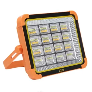 High Power Courtyard Lights Solar Waterproof Outdoor Portable Emergency Flood Light USB Charging LED Camping Lamp