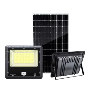 High Power IP66 Waterproof Solar LED Flood Light 100W 200W 300W 400W 500W 600W Aluminum Outdoor Garden Spotlight with Remote