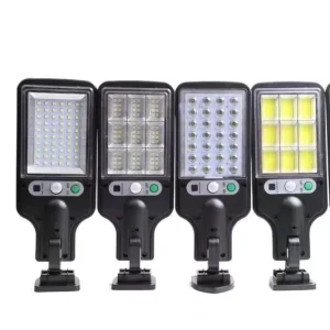 High Power IP67 Waterproof Solar LED Street Light with Remote Control ABS for Garden Road Security RoHS Certified