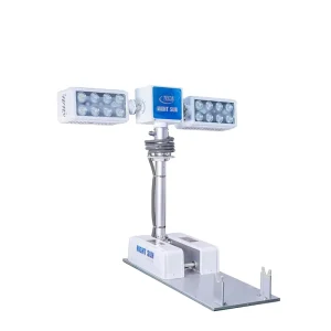 High Power LED Emergency Light Tower Mast Pole Mobile Searchlights for Scene Working CFL182400