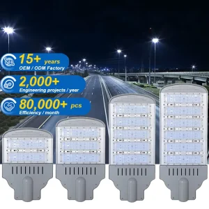 High Power Outdoor IP65 Waterproof Aluminum LED Street Light 50W-300W