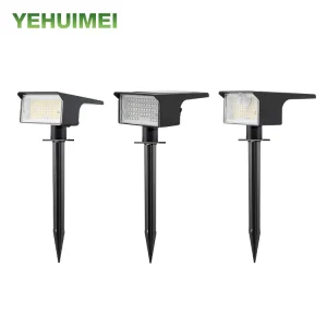 High Power Outdoor IP65 Waterproof Decorative Lighting Ground Plug Landscape LED Solar Garden Light