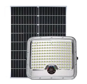 High-Power Outdoor Solar LED Flood Light 100W 200W 300W 400W 500W with Charging Display and Wide Beam Angle for Garden Courtyard