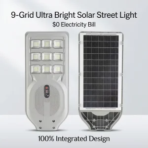 High Power Street Light Outdoor 300W 400W 500W All in One LED Solar Street Lights Lighting for Street