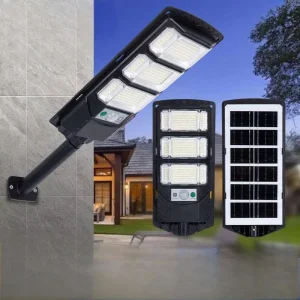 High Power Waterproof IP65 Solar Street Lamp 3 Gears Outdoor Solar Outdoor Garden Wall Lights With Motion Sensor