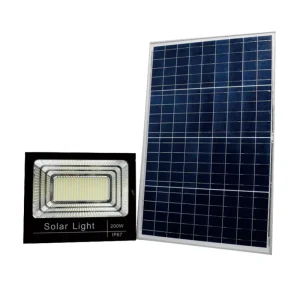 High Powered All-In-One 400W RGB Solar Street Light IP66 Waterproof LED Flood Lights with Aluminum Body 100W-300W Options