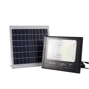 High Quality 40W Solar Powered Battery LED Flood Light Waterproof with Remote Control Garden Security IP65 Rated