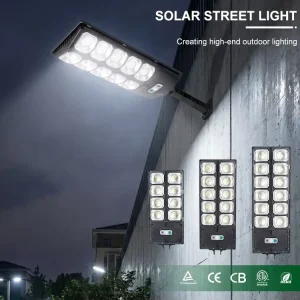 High Quality ABS LiFePO4 Solar Powered Street Lamp Street Light With Pole for Highway