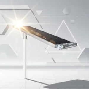 High Quality All in One Solar Monocrystalline LED IP65 Road Street Light 50000 Hours Lifespan 3-Year Warranty CRI 75 Aluminum