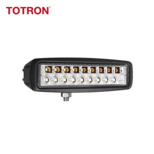 High Quality Flood Beam Waterproof Mini White Amber Light Bar with Warning Light